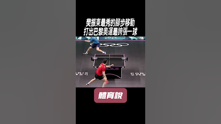 樊振東最秀的腳步移動，打出巴黎奧運最誇張一球#兵兵球#羽毛球#體育