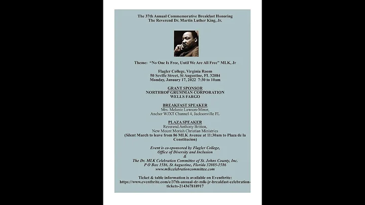 37th Annual Dr MLK Jr Breakfast Celebration