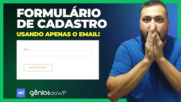 Como criar um formulario de cadastro apenas com email #jetformbuilder