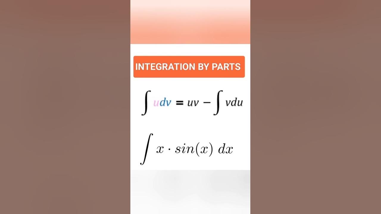 Integration By Parts Ll Integration Of X sin x YouTube integration-by-parts-ll-integration-of-x-sin-x-youtube
