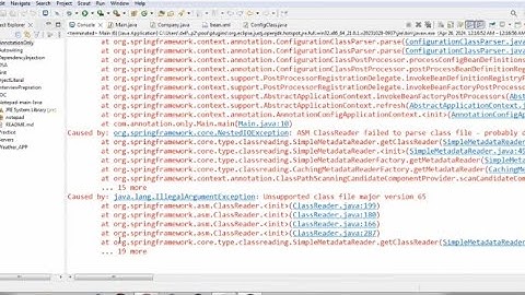unsupported class file major version 65 eclipse | #eclipse #error