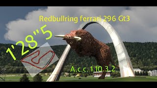 1285 Redbullring Ferrari 296 Gt3 Acc 1.10.3