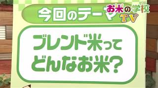 サタケ お米の学校TV【第139回：ブレンド米ってどんなお米？】