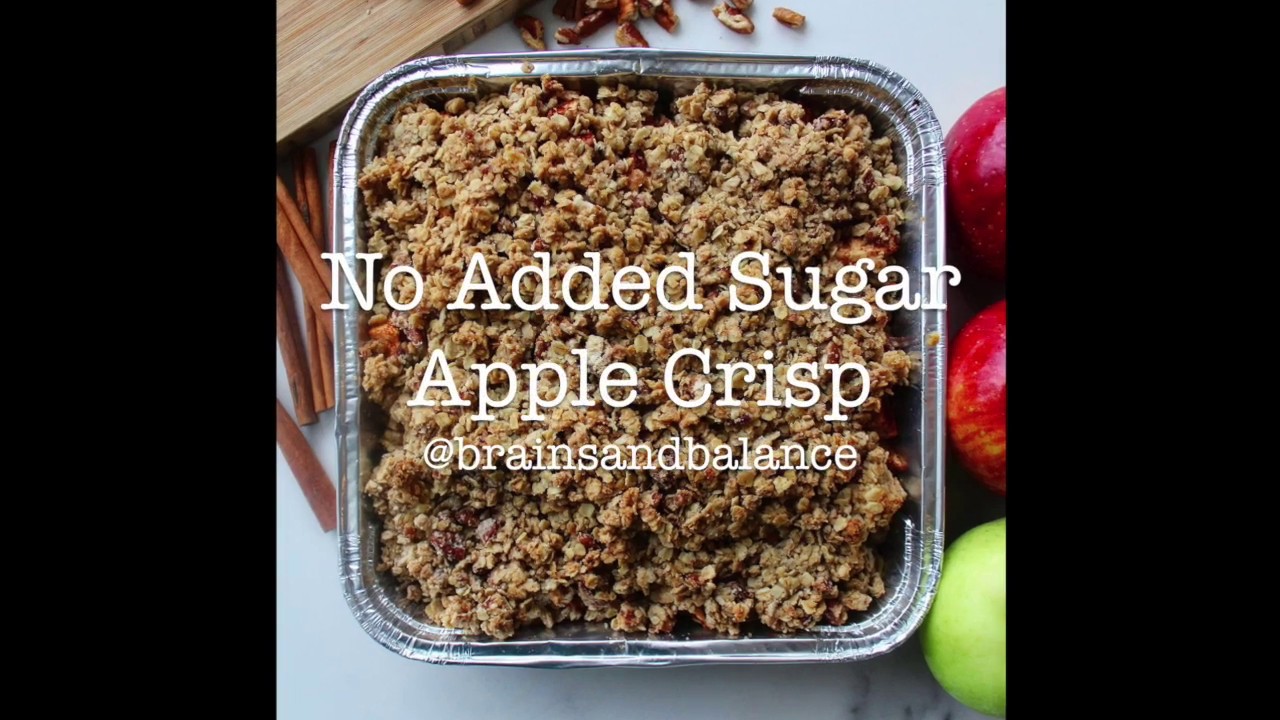No Added Sugar Apple Crisp