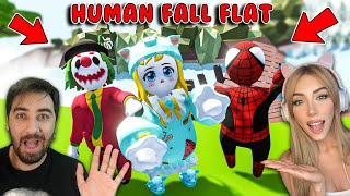 ERKEKLER BENİ OYUNDA DELİRTTİ  KOMİK VİDEO | Human Fall Flat