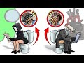 Best of FastToon&#39;s Skibidi Toilets Stories | PLATINUM Collection | Among Us Animation