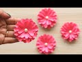 How to make paper flower  easy paper flower making  diy  paper craft  diy paper flower