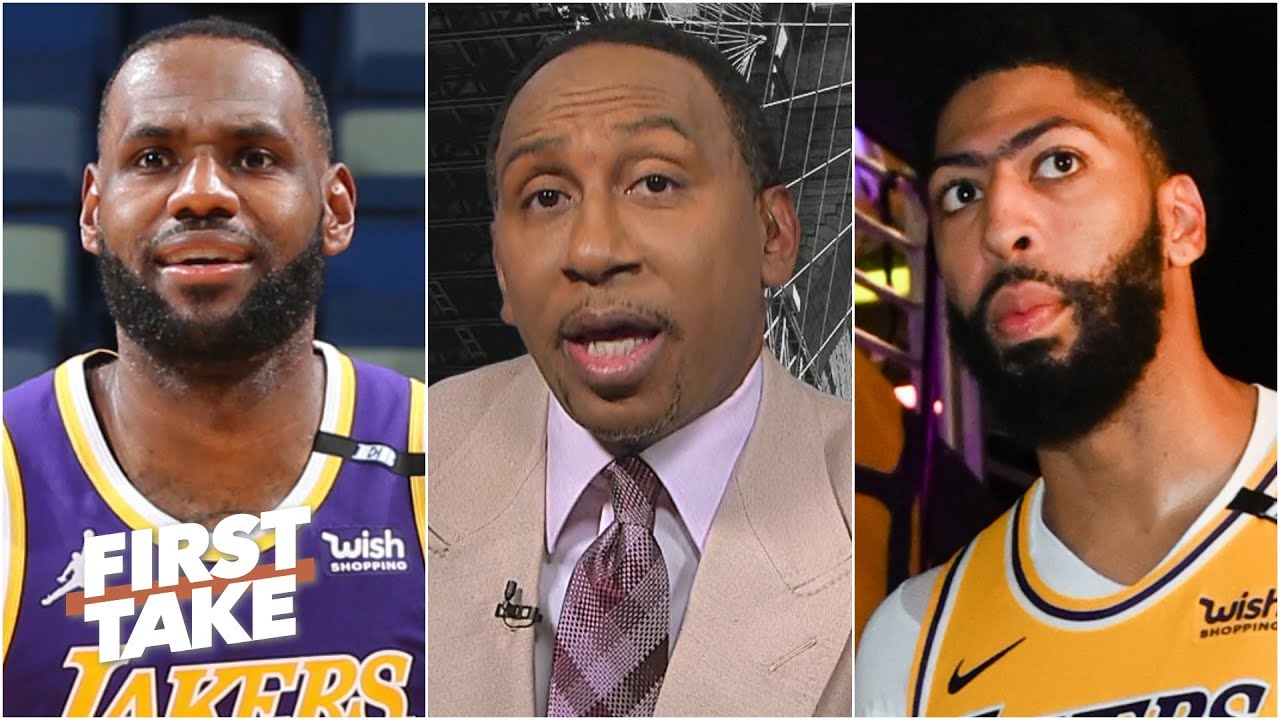 Stephen A. questions LeBron's durability and tells AD to be a 'man amongst boys' | First Take