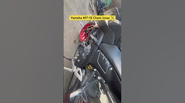MT-15 CHAIN PROBLEM 😓| JALDI  LOOSE HO JATI HAI #SHORTS