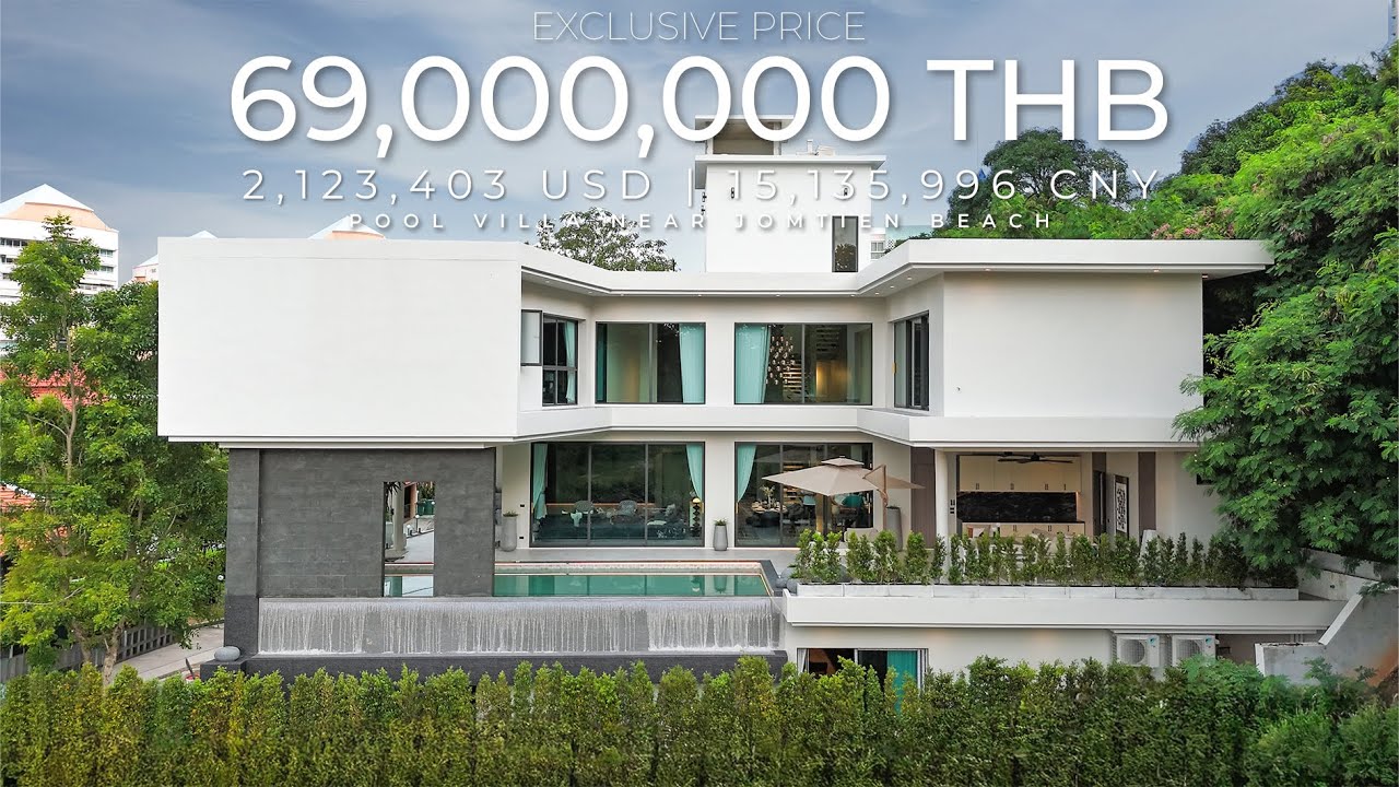 Super Luxury Villa on Pratumnak Hill | 6 Bedrooms with Pool & Rooftop City View