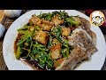 TOKWA AND KANGKONG IN CHINESE STYLE SAUCE WITH BAKED CREAM DORY EASY RECIPE