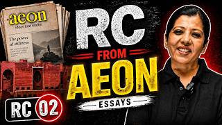 RC From Aeon Essays | Advanced RC Practice for CAT 2026 | Episode 02