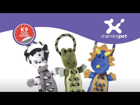 Іграшка для собак Petstages Dragon Ropes-A-Go-Go (Надміцна Дракон Велика) 57 см (pt69503), видео 1