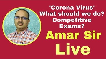 Corona Virus! Study Plan For SBI PO 2020 Amar Sir Live