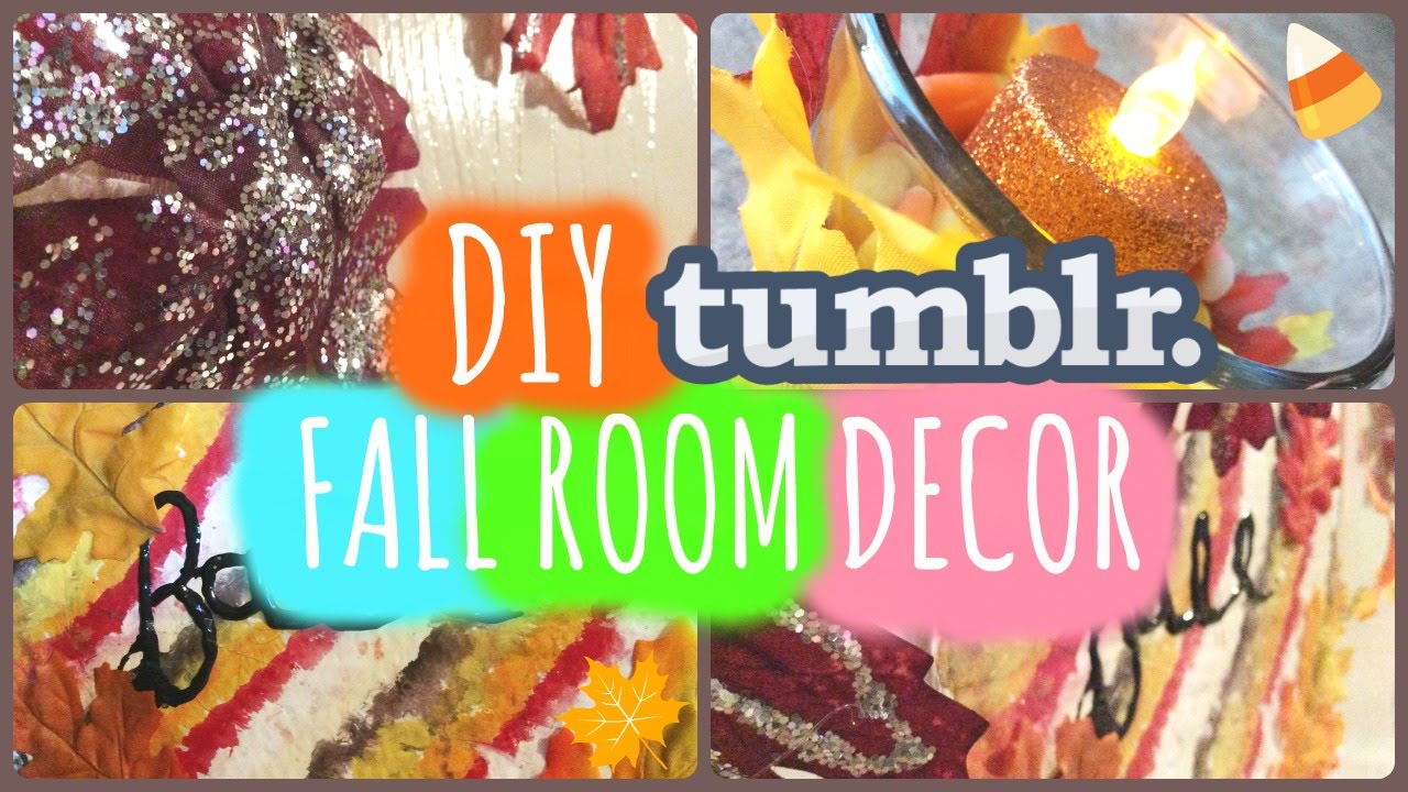 Fall Decorations Tumblr DIY Tumblr Inspired Fall Room Decor - YouTube