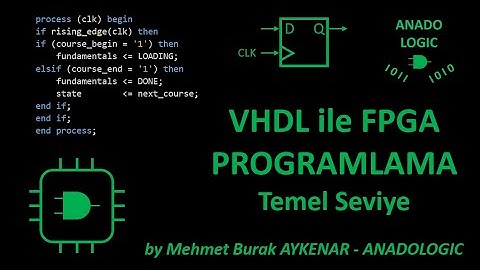 UDEMY KURSU DUYURU: VHDL ile FPGA PROGRAMLAMA - Temel Seviye