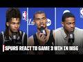 Victor Wembanyama and the Spurs react to NBA Finals Game 3 win vs. Knicks | NBA on ESPN