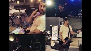 System Of A Down rehearsing in the studio (2019)