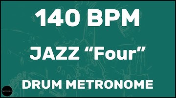 Jazz "Four" | Drum Metronome Loop | 140 BPM