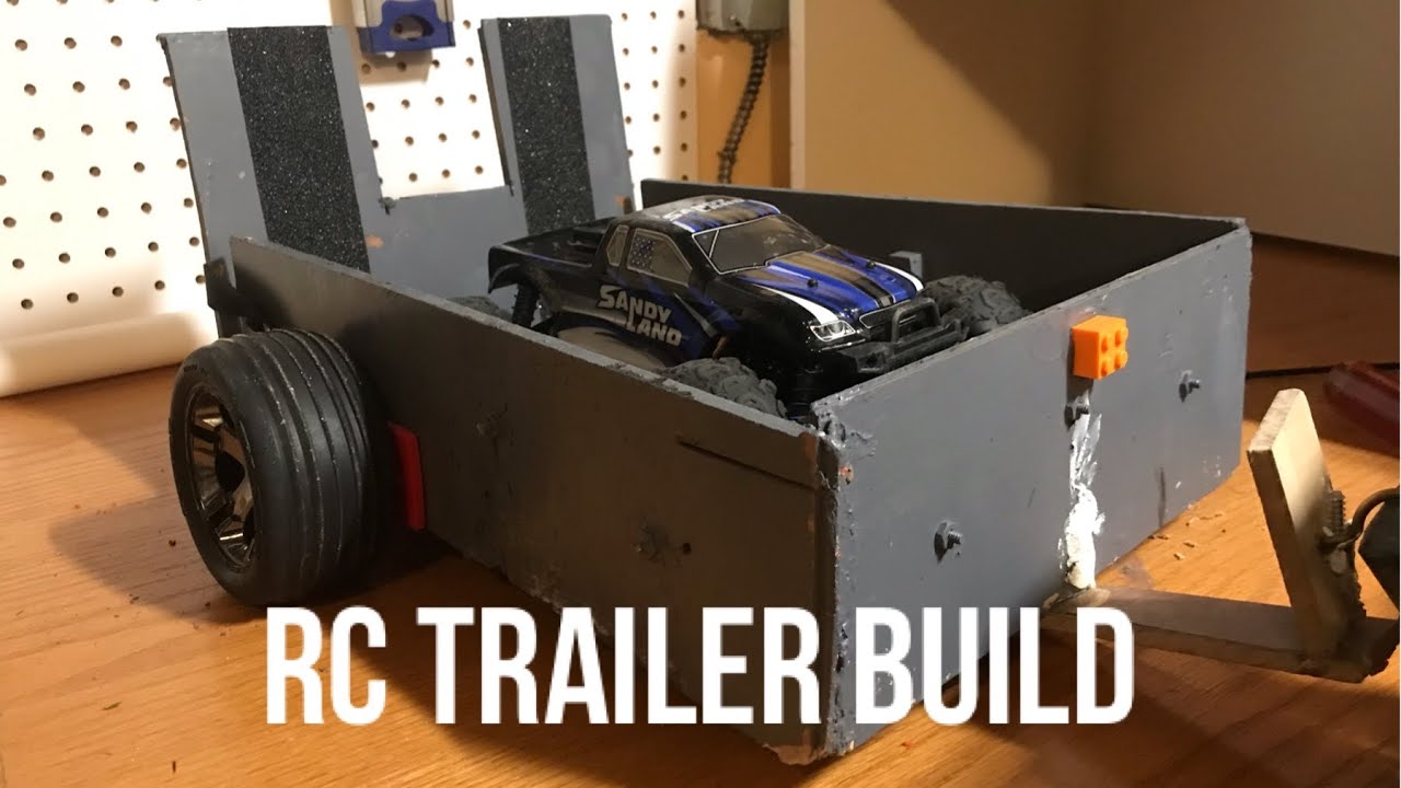 Building a Trailer for RC Cars! Easy and fun Trailer build project