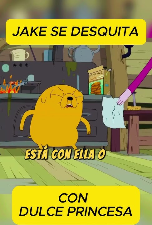 JAKE INSULTA A LA DULCE PRINCESA ,ES UNA DAÑADA #shorts #horadeaventura #adventuretime
