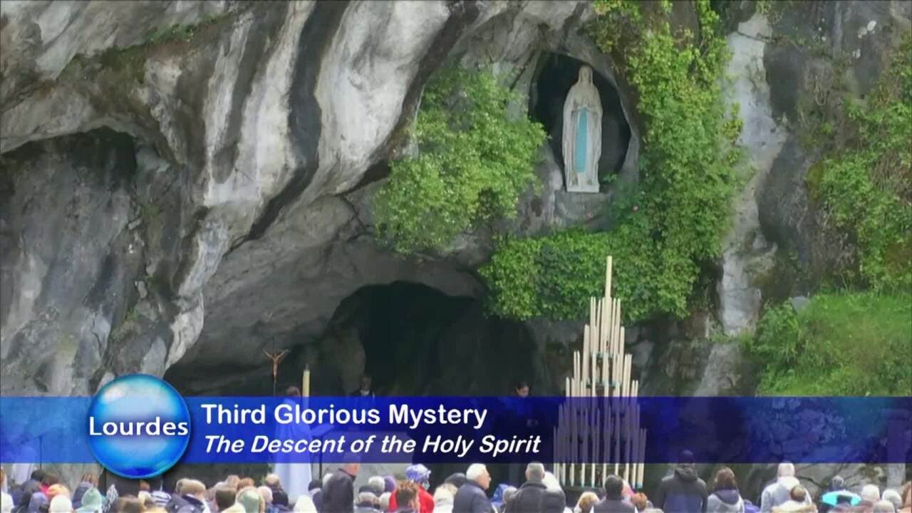 Holy Rosary from Lourdes 20220424 Holy Rosary from Lourdes YouTube