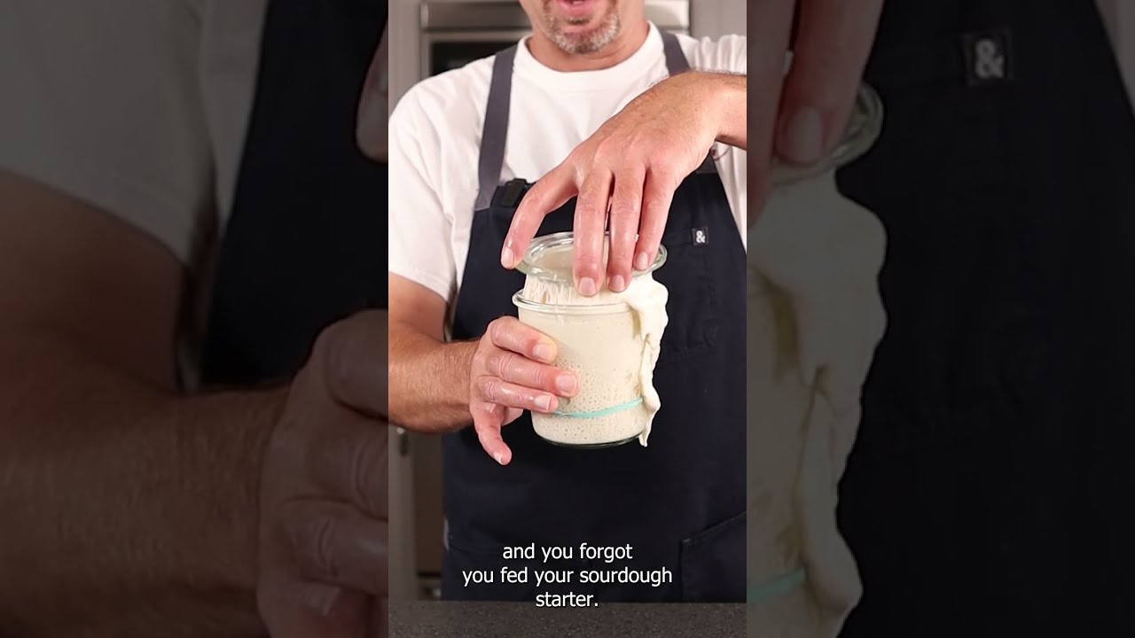 Feeding Sourdough Starter