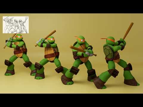 Basic 3D Animation | Character Poses, Obstacle Course, Ball Bounce & Pendulum #basic #animation #3d