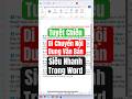 Cách Di Chuyển Nội Dung Văn Bản Siêu Nhanh Trong Word 365 #word365 #shorts #office365