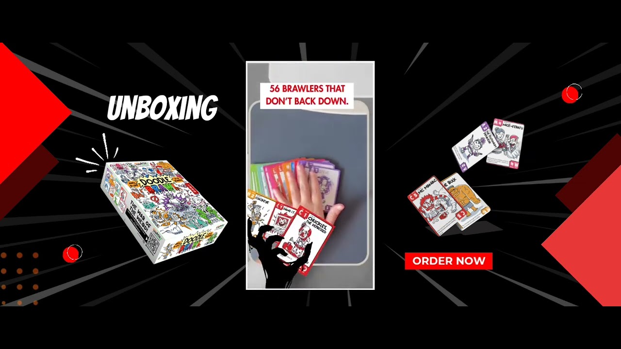 Doodle Brawl UNBOXing Video July 2025