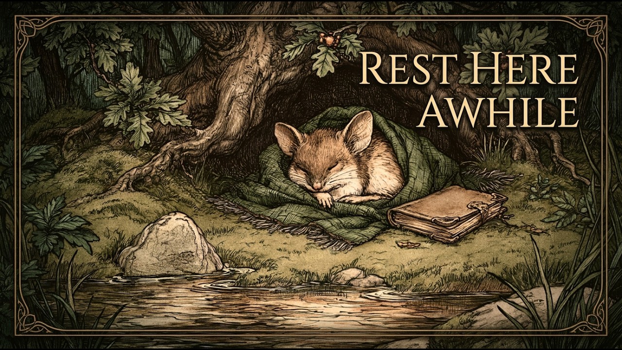 Peaceful Medieval Fantasy Music for Sleep & Calm 🍃 The Dormouse’s Rowan-Root Rest