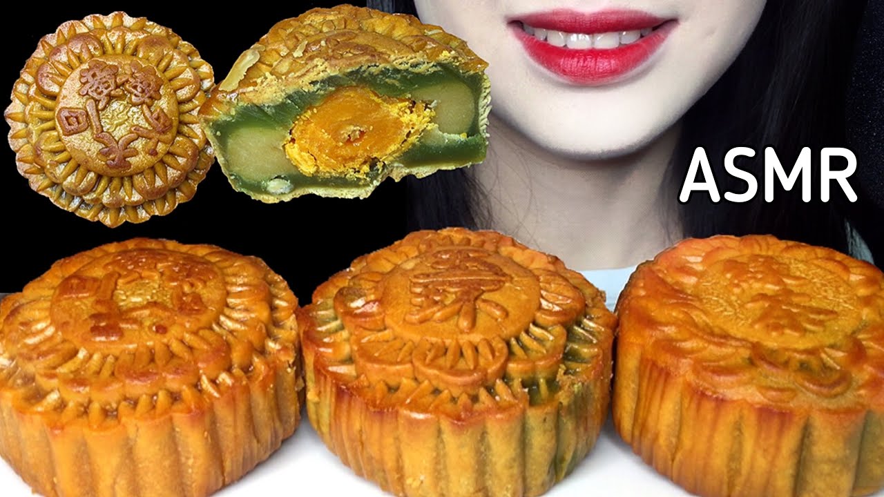 ASMR MOONCAKES 🥮 리얼사운드 먹방 REAL SOUND MUKBANG
