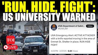 US NEWS LIVE | Knife Attack Inside University Of Virginia: Attacker Nabbed After Stabbing One