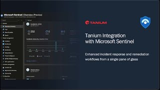 Demo: Tanium integration with Microsoft Sentinel