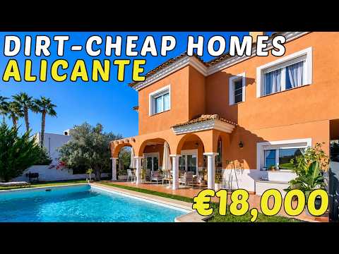 7 REAL Homes in ALICANTE Under €80,000 | Move-in read & Legal for Foreigners 2026