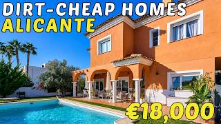 7 REAL Homes in ALICANTE Under €80,000 | Move-in read &amp Legal for Foreigners 2026