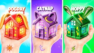 Мы построили секретные домики CatNap, DogDay и Smiling Critters! Poppy Playtime 3!