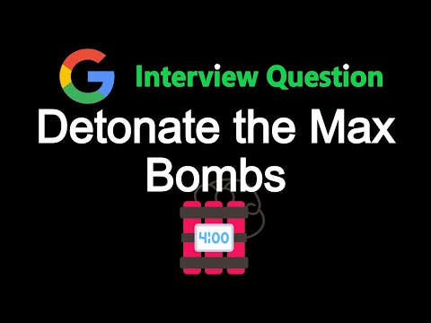 Detonate the Maximum Bombs - Leetcode 2101 - Python