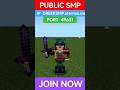 minecraft public smp join now | minecraft public server | minecraft public DREEKSMP#shorts