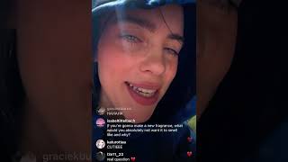 billie eilish (FULL) instagram live. 5-12-25