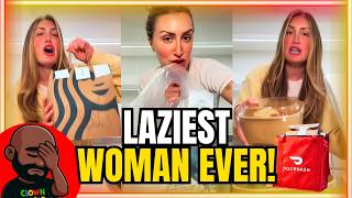 LAZY Woman Orders Doordash for EVERY SINGLE MEAL!