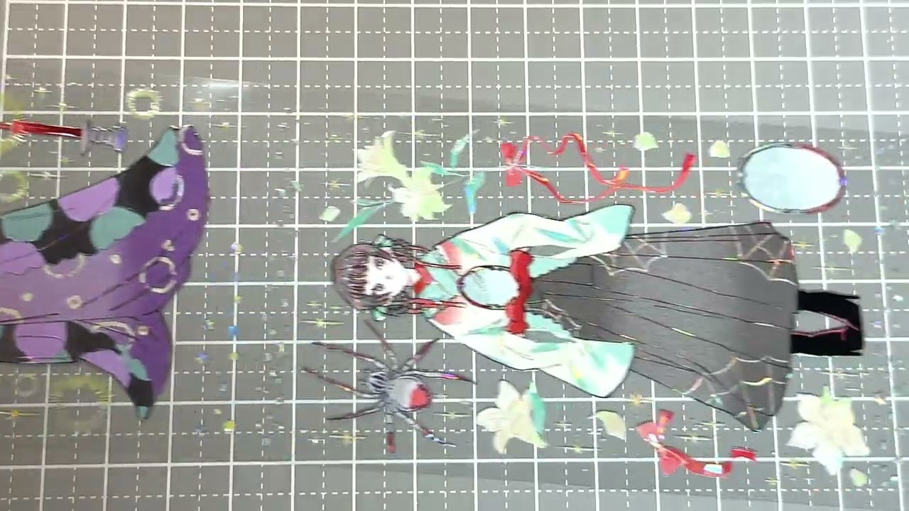 shine】昆虫物語-PET貝殻光 - 沼のオアシス 海外マステのカット販売店