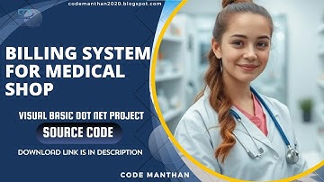 Billing System for Medical Stores Project with Souce Code in Visual Studio 2010 (VB Dot Net 2010)