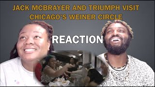 CONAN SHOW : JACK MCBRAYER AND TRIUMPH VISIT CHICAGO'S WEINER'S CIRCLE | REACTION