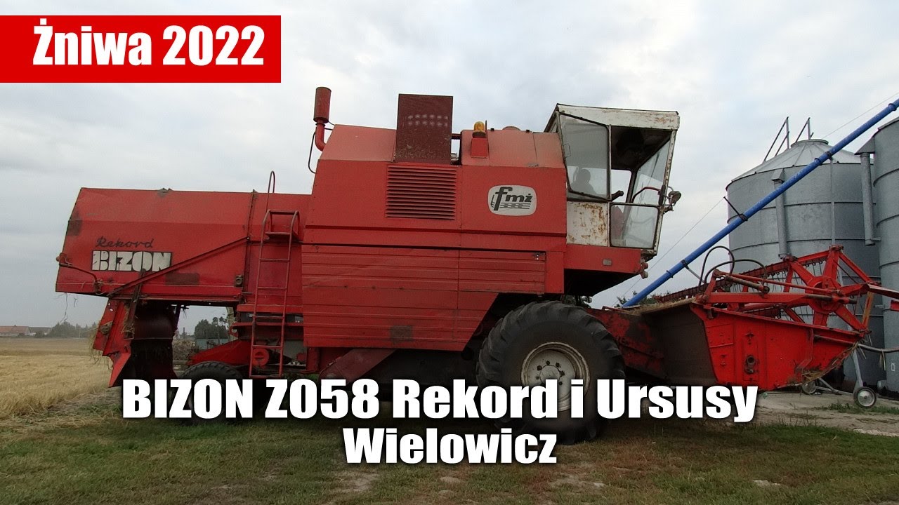 maxresdefault Polskie żniwa 2022 z Bizonem Z058 i Ursusami   VIDEO