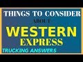 Company of the Week Western Express | Trucking Answers