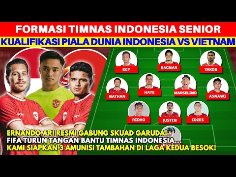 FIFA TURUN TANGAN! Ini Prediksi Line Up Timnas Indonesia vs Vietnam di Kualifikasi Piala Dunia 2026