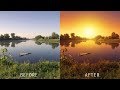 How to Create Realistic Sunset Effect in Photoshop - Turn Day Photo into Golden Evening