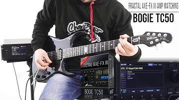 Mesa Boogie Triple Crown TC-50 Amp Pack for Fractal Axe-FX III / FM3 | Playthrough (Bogie TC50)