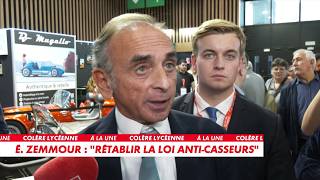 Éric Zemmour: "We must reinstate the anti-rioter law"